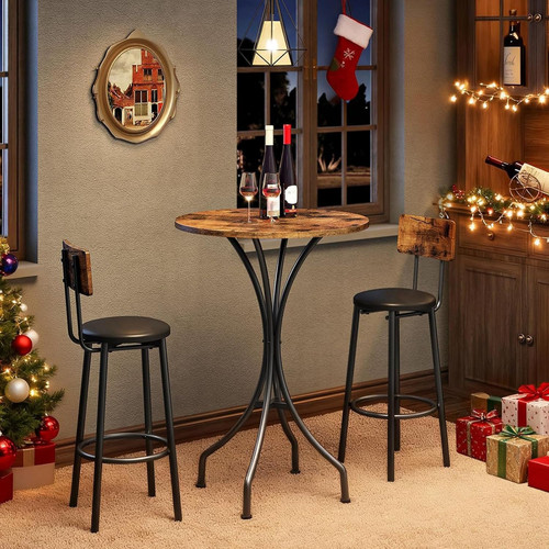 Round high top bar - top, table